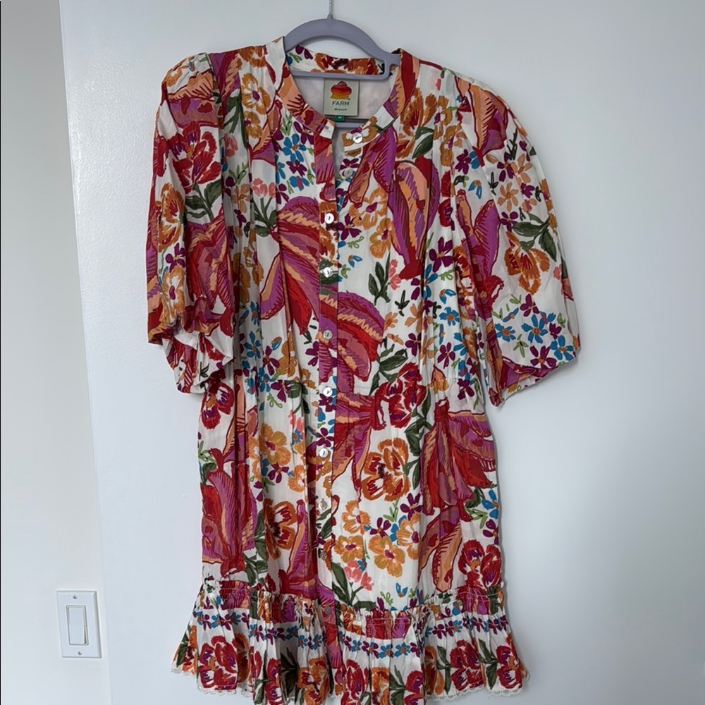 FARM Rio Colorful Mini Dress